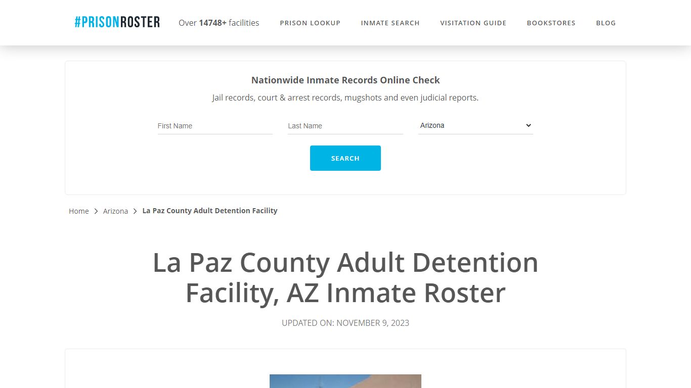 La Paz County Adult Detention Facility, AZ Inmate Roster - Prisonroster